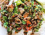 Asian Beef Stir-fry Stock Photo