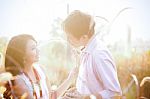 Asian Couple Stock Photo