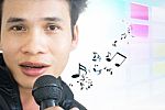 Asian Male Singer Stock Photo