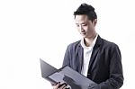 Asian Man Business Stock Photo