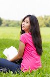 Asian Schoolgirl Stock Photo