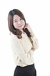 Asian Woman Business Stock Photo