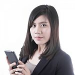 Asian Woman Business Stock Photo