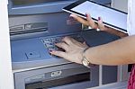 Atm Cash Machine Stock Photo