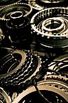 Automobile Gear Assembly Stock Photo