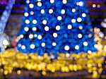 Background Bokeh From Light Decoration Stock Photo