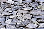 Background Of Gray Stone Wall Texture Stock Photo