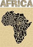 Background With African Theme Stock Photo