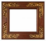 Bali Gold Frame Stock Photo