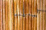 Bamboo Fence Stock Photo