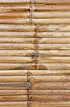 Bamboo Fence Stock Photo