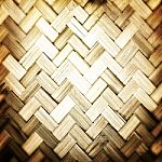 Bamboo Weave Texture Stock Photo