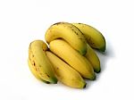 Banana On Isolate Stock Photo