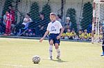 Bangkok, Thailand - Nov 2016: In The Nov 23, 2016. Youth Soccer Match, In Pieamsuwan Elementary School Stock Photo