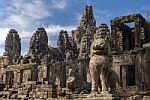 Bayon Temple At Angkor Wat, Stock Photo