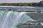 Beautiful Background With The Amazing Niagara Falls Canadian Side Stock Photo