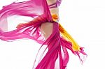 Beautiful Exotic Belly Dancer Woman Stock Photo