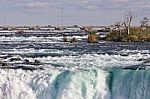 Beautiful Image With Amazing Powerful Niagara Waterfall Stock Photo