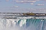 Beautiful Image With Amazing Powerful Niagara Waterfall Stock Photo