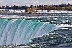 Beautiful Image With Amazing Powerful Niagara Waterfall Stock Photo