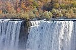 Beautiful Isolated Photo With Amazing Niagara Waterfall Us Side Stock Photo