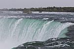 Beautiful Photo Of The Amazing Niagara Falls From Canadian Side Stock Photo