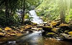 Beautiful Waterfall Stock Photo