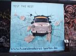 Berlin Germany: Berlin Wall Graffiti East Side Gallery Stock Photo