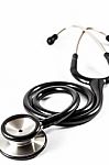 Black Stethoscope Stock Photo