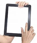 Blank IPad Stock Photo