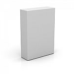 Blank Software Box Stock Photo