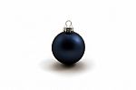 Blue Bauble Stock Photo