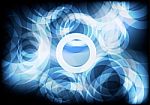 Blue Circle Abstract Backgrounds Stock Photo