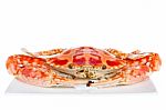 Blue Crab,isolated On White Background Stock Photo