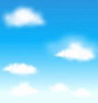 Blue Sky And Clouds  Background Stock Photo