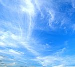 Blue Sky With Clouds Stock Photo