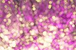 Blurred Lights Circular Bokeh Abstract For New Year Background Stock Photo