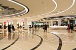 Blurred Shopping Mall Background Stock Photo