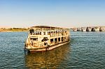 Boat On River Nile Stock Photo