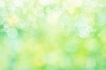 Bokeh Green Background Stock Photo