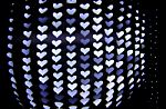 Bokeh - Hearts Stock Photo