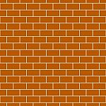 Brick Wall Seamless Pattern Stock Photo