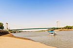 Bridge Over River Nile In Khartoum Stock Photo