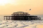 Brighton West Pier Stock Photo