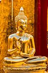 Buddhastatue In Wat Phra That Doi Suthep Thailand Stock Photo