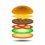 Burger Stock Photo