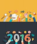 Business Analysis And Planning New Year 2016 Stock Photo