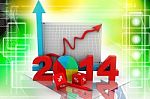 Business Diagram 2014 Stock Photo