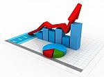 Business Graph Stock Photo