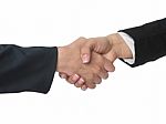 Business People Handshaking Stock Photo